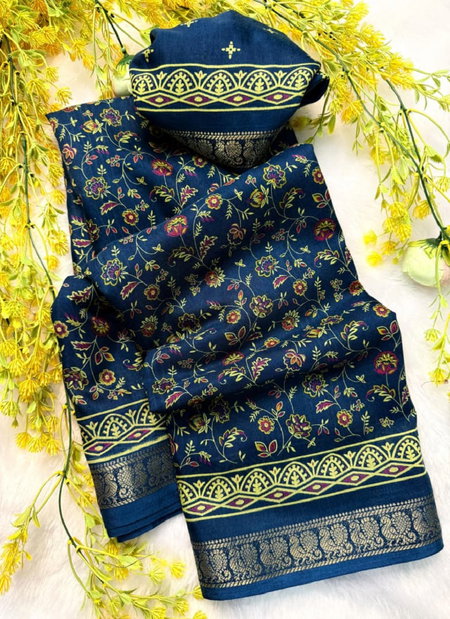 Wow Soft Mul Mul Cotton Silk With Printed Sarees Wholesalers In Delhi